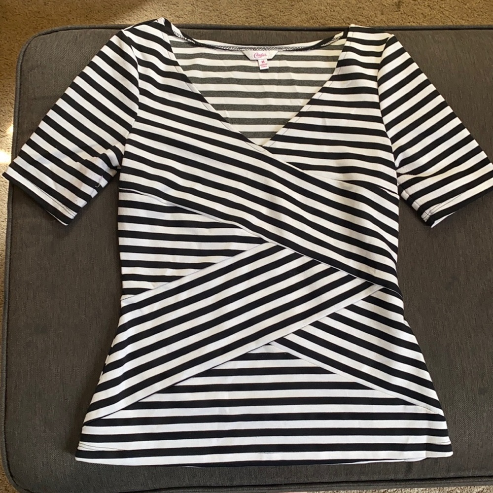 Candies juniors striped shirt